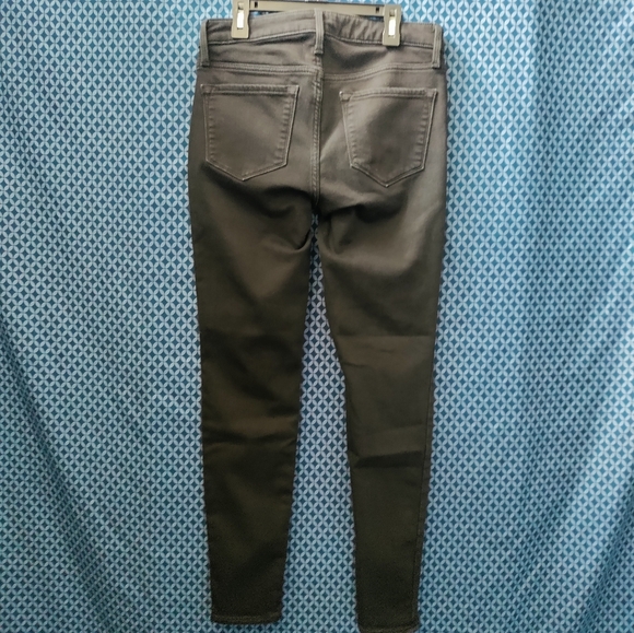 Old Navy - Solid black rockstar super skinny with built in warm fabric. Size- 6 - Picture 7 of 7